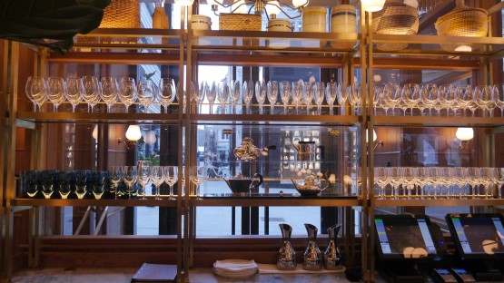 Brass Waiter Station for a elegant restaurant in Central London