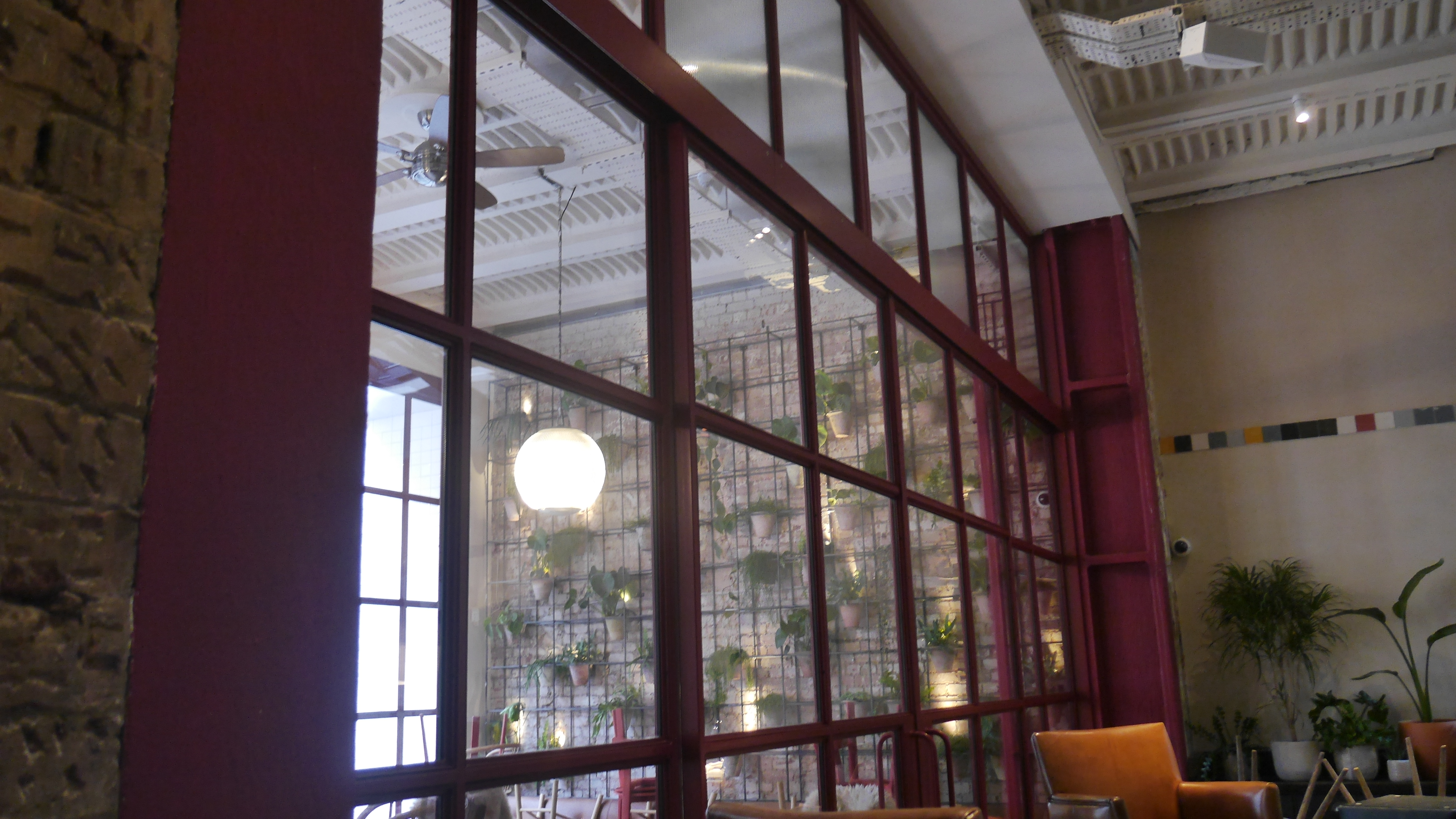 Mild Steel Bi-Folding Powdercoated Windows for a restaurant in Central London