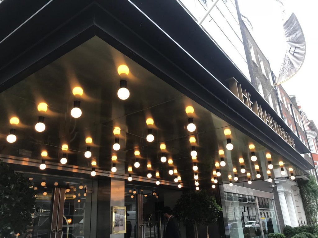 Marylebone Hotel Canopy